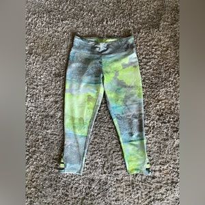 Neon green leggings